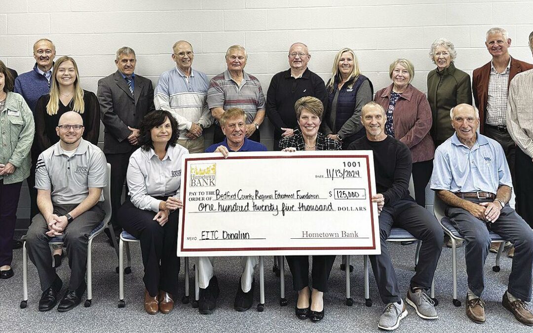 Hometown Bank makes education donation