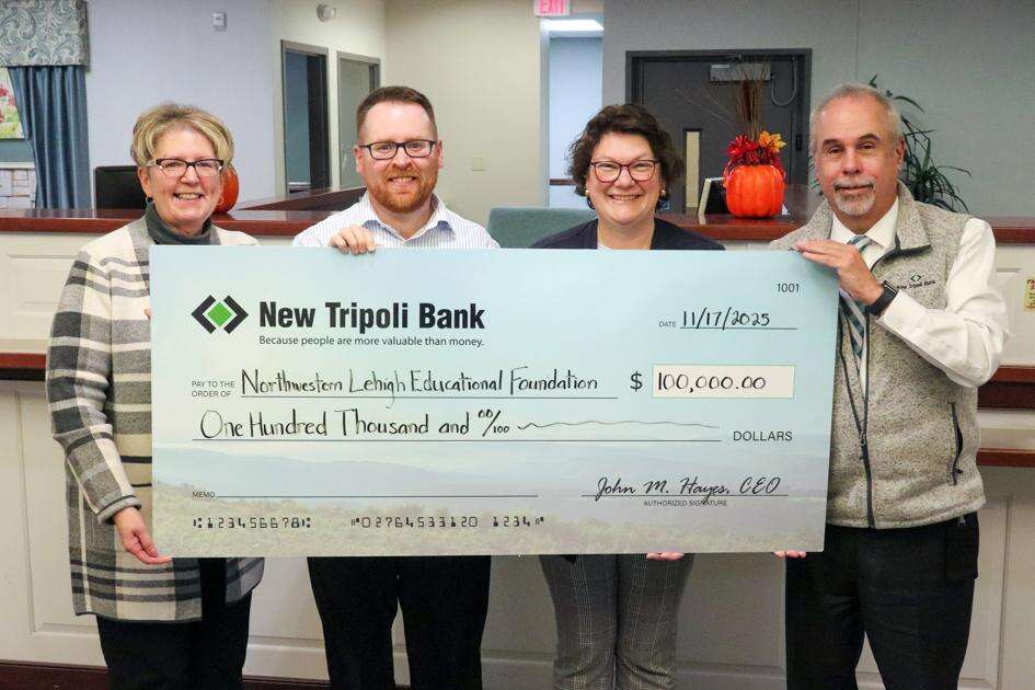 New Tripoli Bank gives $100K to NWL Education Foundation