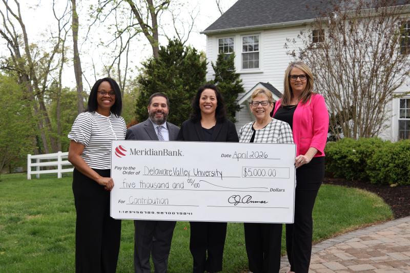 Meridian Bank Contributes $5,000 to DelVal Through EITC Program